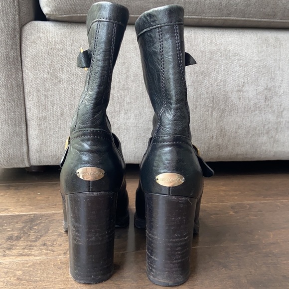Jimmy Choo Biker Boots 38 - Picture 4 of 8